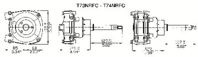 Ultraflex T73 NRFC ohjauspesä