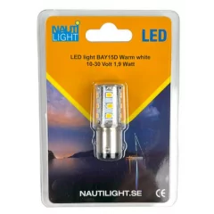 Nautilight BAY15D LED-polttimo 10-30V