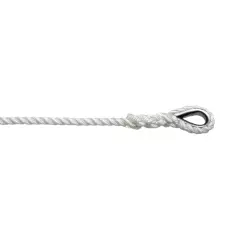 Robline Anchor Rope 3-strand, White