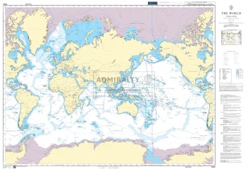 Admiralty Chart UKHO BA Chart 4000 The World