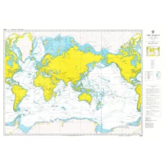 Admiralty Chart UKHO BA Chart 4000 The World