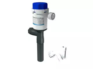 Albin Pump Twinport Aerator pump 1100GPH 12V straight