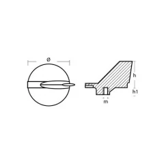 Anode Concept alumiinianodisarja Yamaha 200-250hv