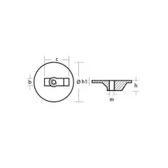 Anode Concept Mercury Verado anodisarja, alumiini