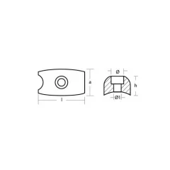 Anode Concept Sidepower anodi 7-99hv, sinkki