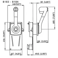 Kaukohallintalaite Ultraflex B-183