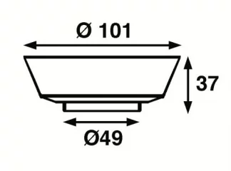 Båtsystem Comet valaisin 2,4W, kromattu