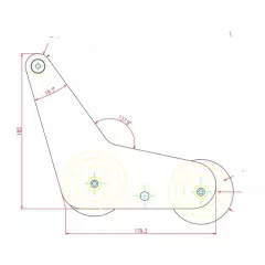 Båtsystem keulatason ankkurirulla max 15kg, RST