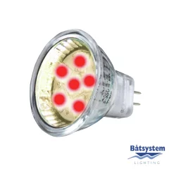 Båtsystem led MR11 punainen umpio SMD 8-30V