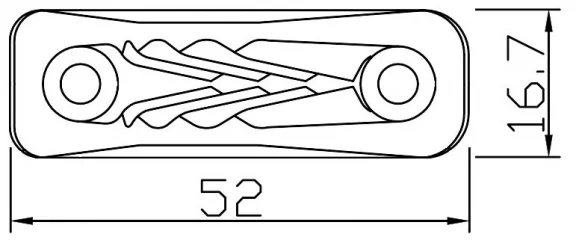 Clamcleat CL 204 Mini köysilukko 3,6mm