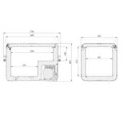 Dometic Coolfreeze CFX3 55 kylmälaukku kompressorilla