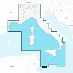 Garmin Välimeri, keskinen ja läntinen - Navionics