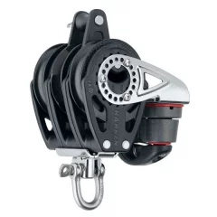 HARKEN 57mm Carbo triplaräikkäploki lukolla+huns (H2141)