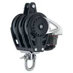 Harken 75mm Carbo triplaploki lukolla ja hunsvotilla (H2669)