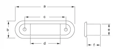 Hella Marine valkoinen LED askelmavalo