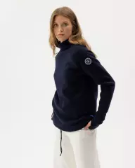 Holebrook Martina WP women's windproof wool sweater, navy