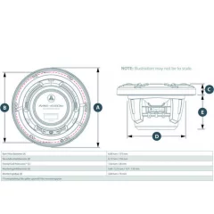 JL Audio M6-770X-C-W kaiutinpari 7,7", valkoinen