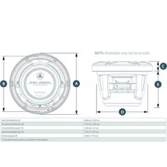 JL Audio M6-880X-C-W kaiutinpari 8,8", valkoinen