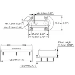 Deackseal multi kaapelin läpivienti 15mm