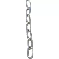 Hot-dip galvanized chain, long link