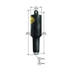 Lenco 101XDS trimmisylinteri 5/16 reikä