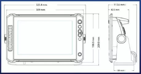 Lowrance ELITE FS 10" kosketusnäytöllinen yhdistelmälaite - 3-in-1 anturilla
