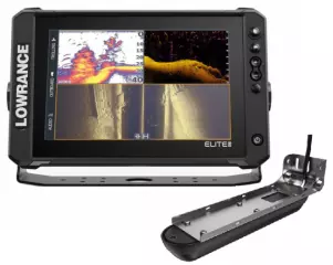 Lowrance ELITE FS 10 touchscreen combo with 3-in-1 transducer