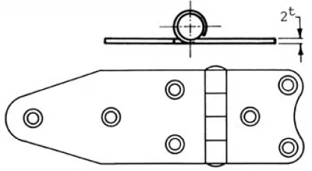 Luukunsarana 129x40mm, RST