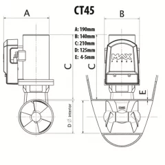 MaxPower CT45 keulapotkurisarja