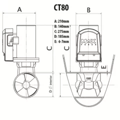 MaxPower CT80 keulapotkurisarja