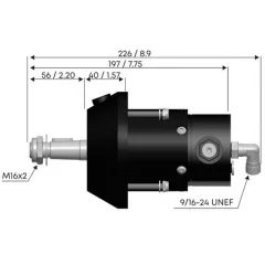 Multisteer HP-16 hydraulipumppu, 16cm³