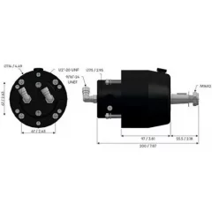 Multisteer HP-27 hydraulipumppu, 27cm³