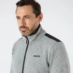 Musto Knitted fleece miesten, harmaa