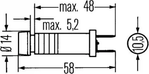 Nautilight LED polttimo BA15D