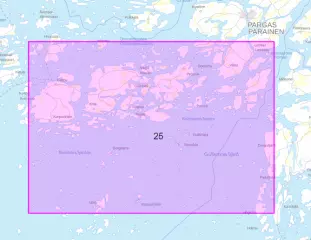 Rannikkokartta 25, Korppoo-Högsåra (2025)