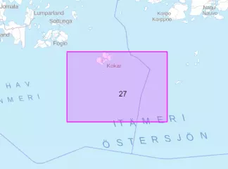 Rannikkokartta 27, Kökar-Utö (2025)