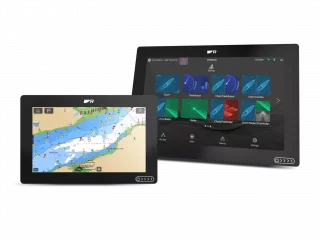 Raymarine AXIOM+ 12 monitoiminäyttö kartalla