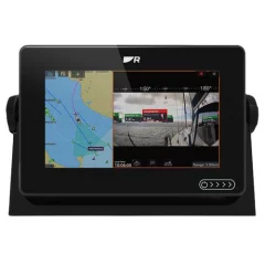 Raymarine AXIOM+ 7 RV monitoiminäyttö kaiulla ja kartalla