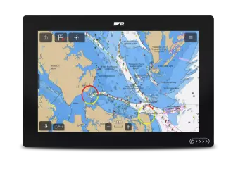 Raymarine AXIOM2 12 karttaplotteri-kaikuluotain karttakortilla