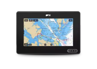 Raymarine AXIOM2 7 karttaplotteri-kaikuluotain karttakortilla