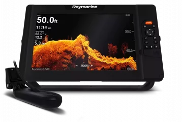 Raymarine Element 12 HV HV-100.02 peräpeilianturilla ja kartalla