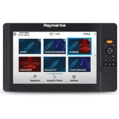 Raymarine Element 7 HV HV-100.02 peräpeilianturilla ja kartalla