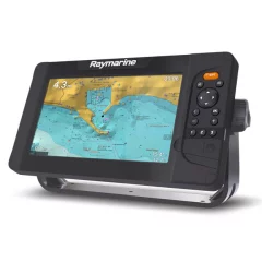 Raymarine Element 7 S kaikuluotaimella ja kartalla