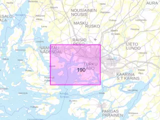 Satamakartta 190, Turku Åbo (2025)