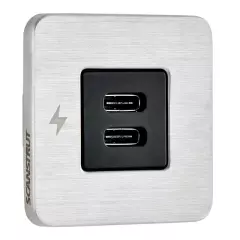 Scanstrut TILE Dual USB-C Charger, 12/24V