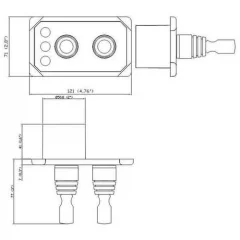 Sleipner tupla-joystick ohjauspaneeli