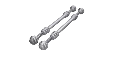 Snubber Twist Mooring Compensator, grey (2pcs)