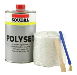 Soudal Polyset lasikuitukorjaussarja 1000g