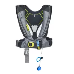 Spinlock Deckvest 6D HRS pelastusliivi turvavaljailla, musta/harmaa