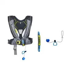 Spinlock Deckvest 6D 170N HRS paukkuliivi turvavaljailla, musta